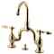 Kingston Brass KS7992TAL Bridge Bathroom Faucet, Polished Brass KS7992TAL - alternate 1
